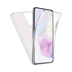 Capa de Silicone 360º para Samsung Galaxy A35 5G Transparente Capa de Silicone 360º para Samsung Galaxy A35 5G Transparente
