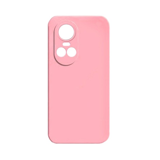 Silicone Case with Camera Shield for Oppo Reno 10 5G Pink