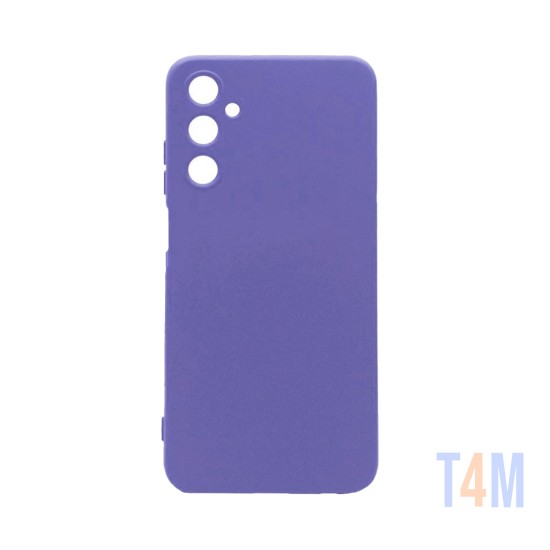 Silicone Case with Camera Shield for Samsung Galaxy A25 5G Purple