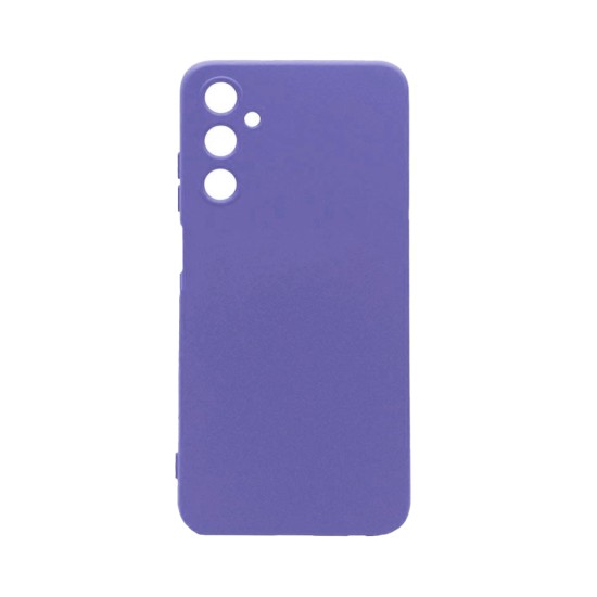 Silicone Case with Camera Shield for Samsung Galaxy A25 5G Purple