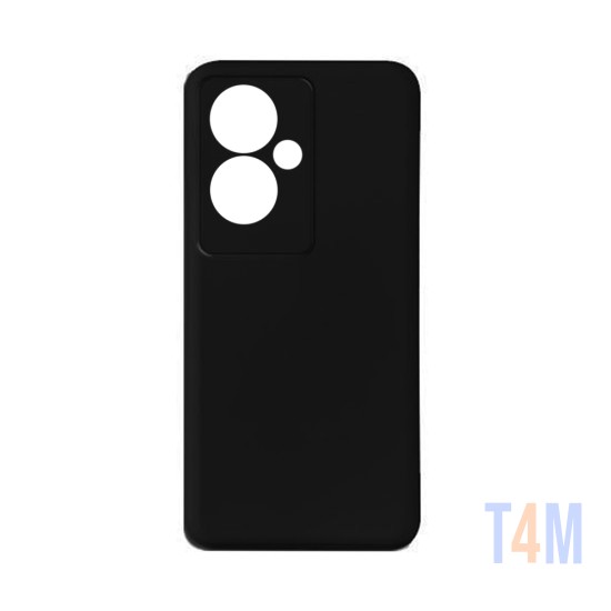 Funda de Silicona con Marco de Cámara para Oppo A79 5G Negro