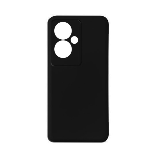 Silicone Case with Camera Shield for Oppo A79 5G Black