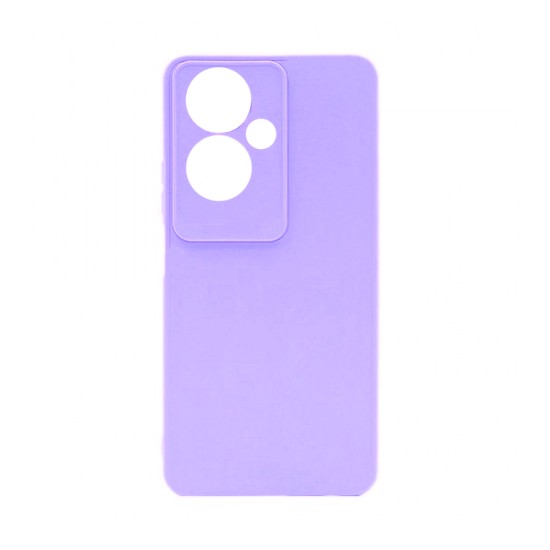 Silicone Case with Camera Shield for Oppo A79 5G Purple