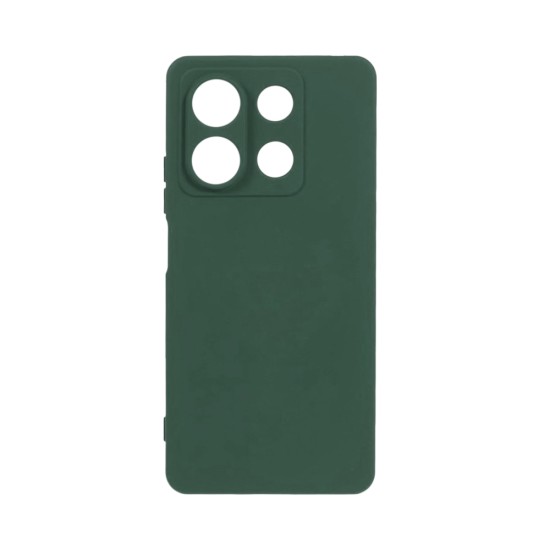 Silicone Case with Camera Shield for Xiaomi Redmi Note 13 5G Green