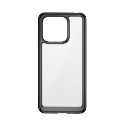 Capa de Silicone Transparente para Xiaomi Redmi Note 13 4G Preto Capa de Silicone Transparente para Xiaomi Redmi Note 13 4G Preto