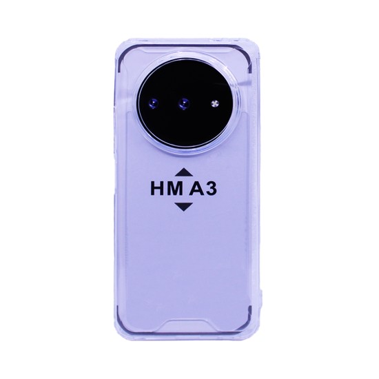 Hard Silicone Case for Xiaomi Redmi A3 Transparent