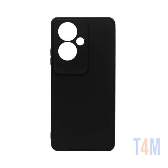 Capa de Silicone Macio com Moldura de Câmera para Oppo A79 5G Preto