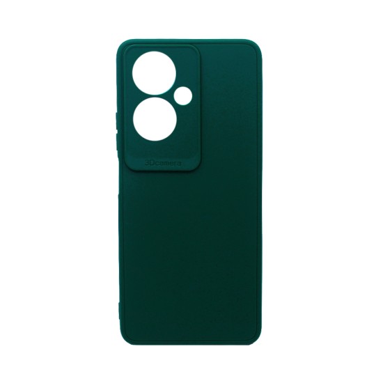 Soft Silicone Case with Camera Shield for Oppo A79 5G Green