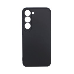 Capa de Silicone Macio com Moldura de Câmera para Samsung Galaxy S24 Plus Preto Capa de Silicone Macio com Moldura de Câmera para Samsung Galaxy S24 Plus Preto