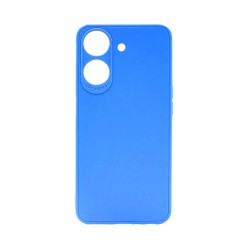 Capa de Silicone Macio com Moldura de Câmera para Xiaomi Redmi 13C/Poco C65 Azul Capa de Silicone Macio com Moldura de Câmera para Xiaomi Redmi 13C/Poco C65 Azul