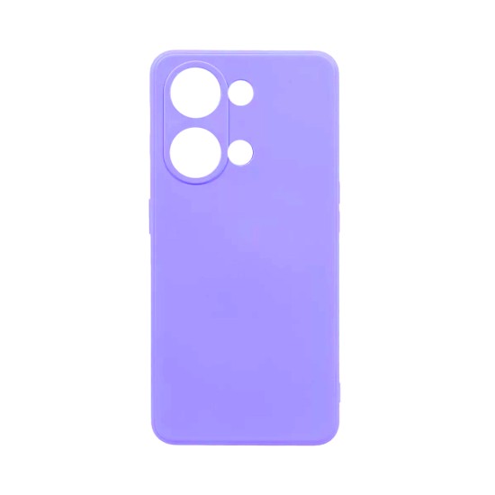 Silicone Case with Camera Shield for Xiaomi Redmi Note 13 Pro 4G/Poco M6 Pro Purple