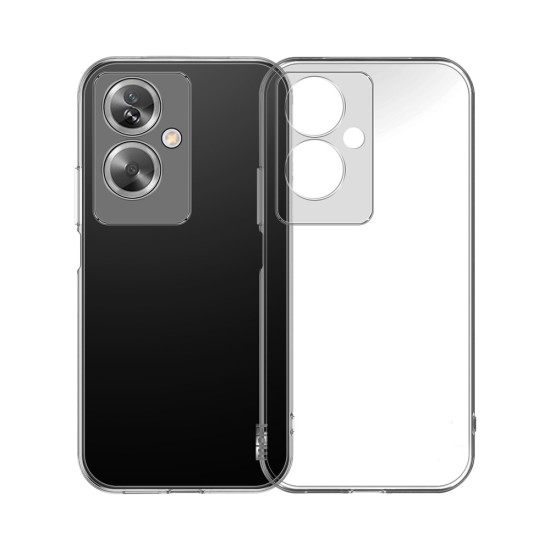 Soft Silicone Case with Camera Shield for Oppo A79 5G Transparent