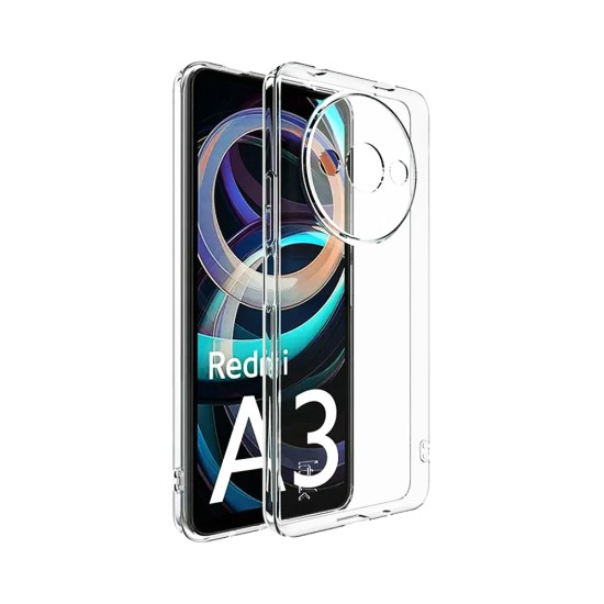 Soft Silicon Case for Xiaomi Redmi A3 Transparent