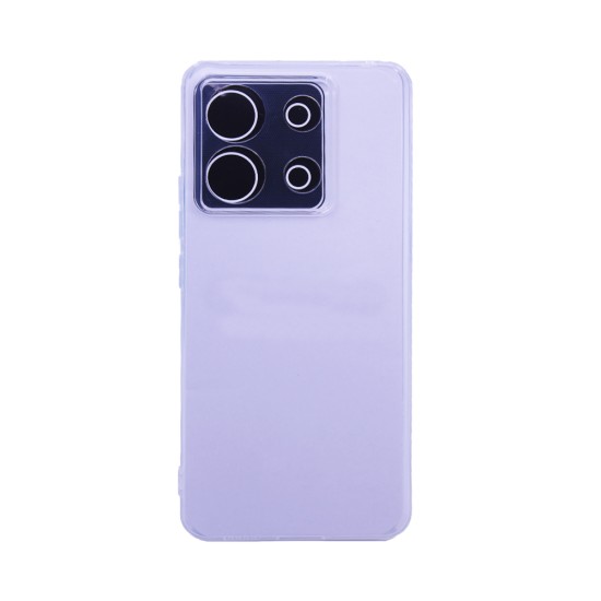 Soft Silicone Case with Camera Shield for Xiaomi Redmi Note 13 Pro 5G Transparent