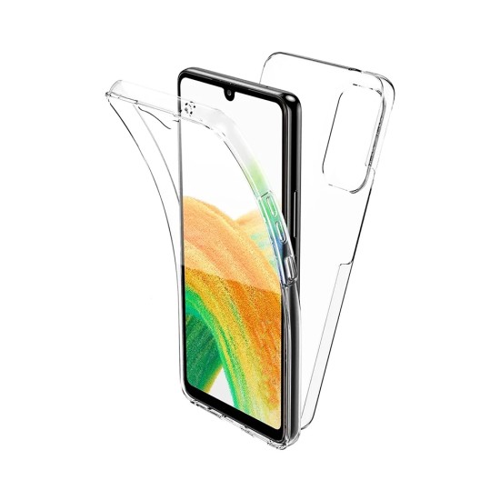 360º Silicon Case for Samsung Galaxy A55 5G Transparent