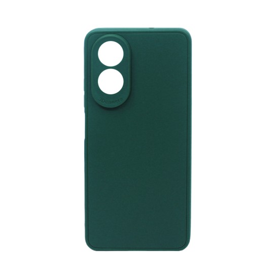 Soft Silicone Case with Camera Shield for Oppo A18 4G/A38 4G Green