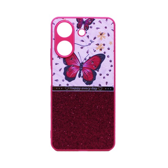 Designer Hard Case for Xiaomi Redmi 13C/Poco C65 Red