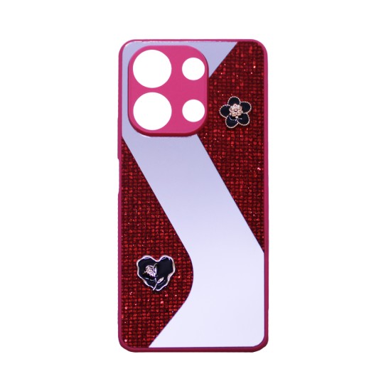 Designer Hard Case for Xiaomi Redmi Note 13 4G Red