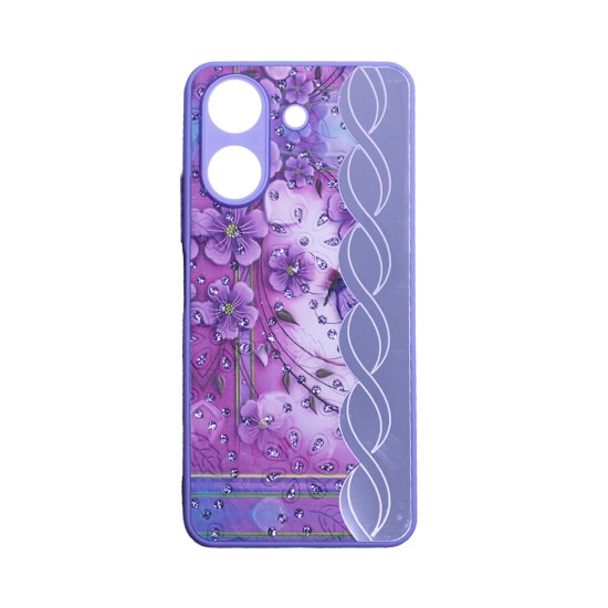 Designer Hard Case for Xiaomi Redmi 13C/Poco C65 Purple