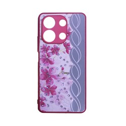 Capa Duro Designer para Xiaomi Redmi Note 13 4G Vermelho Capa Duro Designer para Xiaomi Redmi Note 13 4G Vermelho