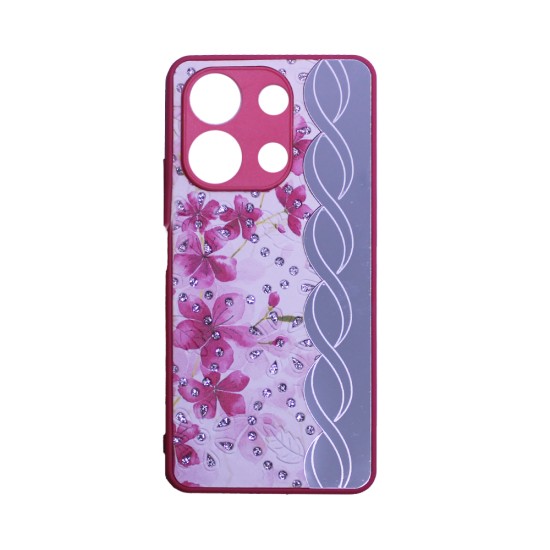 Designer Hard Case for Xiaomi Redmi Note 13 4G Red