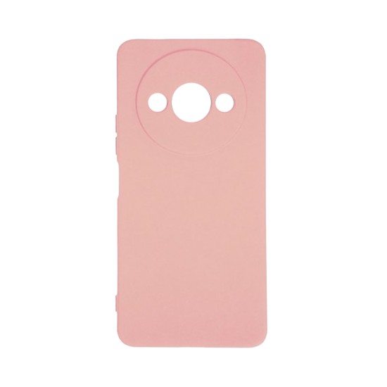 Silicone Case with Camera Shield for Xiaomi Redmi A3 Pink