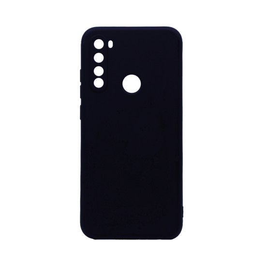 Silicone Case with Camera Shield for Xiaomi Redmi Note 8 Black