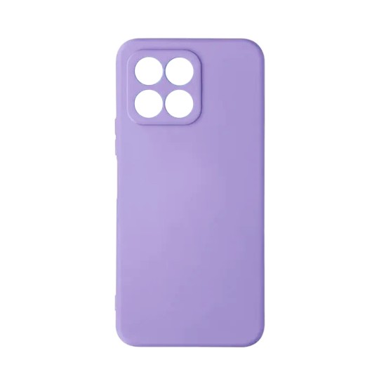 Silicone Case with Camera Shield for Huawei Honor 70 Lite Purple