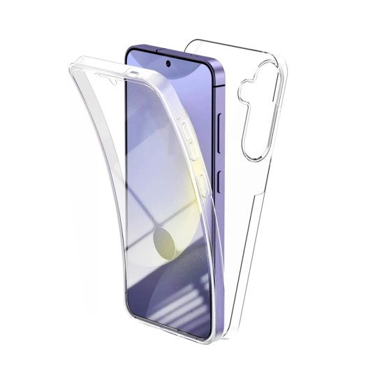 360º Silicon Case for Samsung Galaxy S24 Transparent