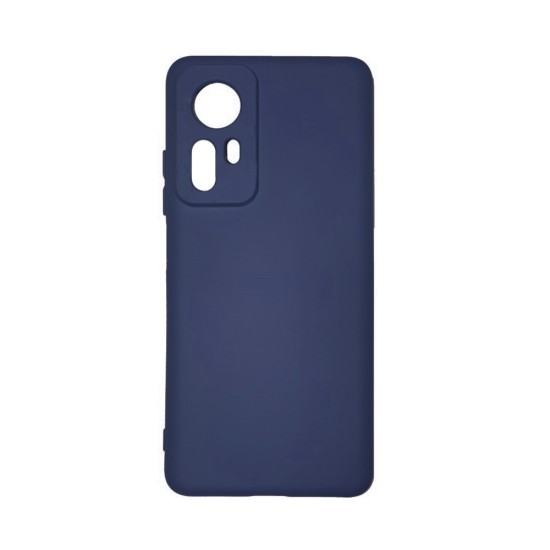 Silicone Case with Camera Shield for Xiaomi Redmi Note 12S Dark Blue