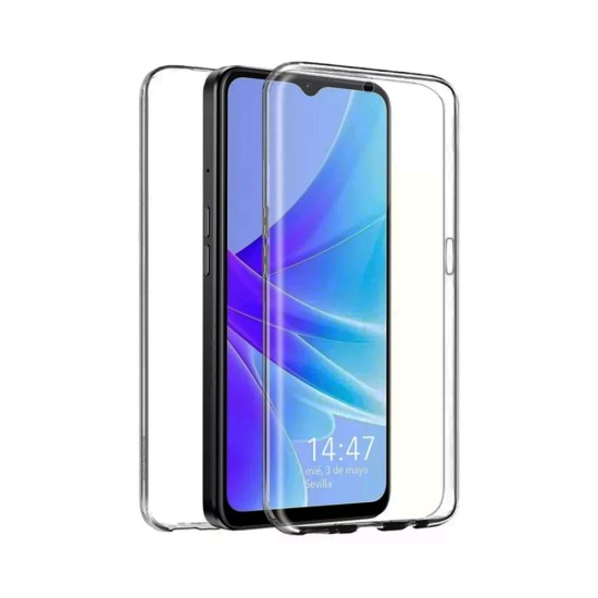 360º Silicon Case for Oppo A57S 4G/A53 4G/A73 4G/A53S 4G Transparent