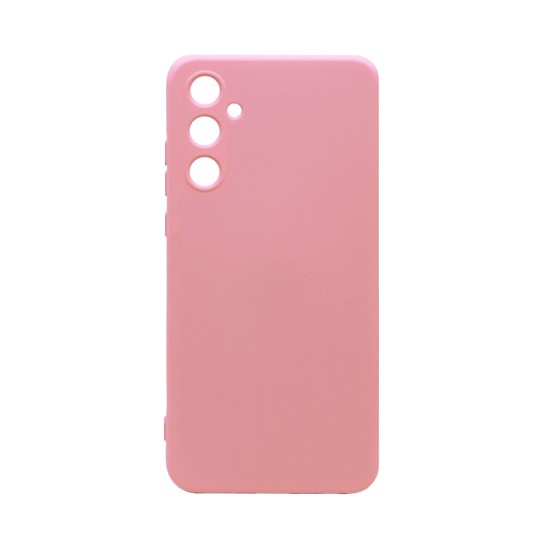 Silicone Case with Camera Shield for Samsung Galaxy A55 5G Pink