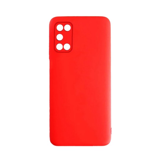 Silicone Case with Camera Shield for Oppo A52/A72/A92 Red