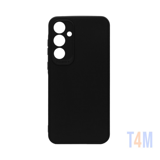 Soft Silicone Case with Camera Shield for Samsung Galaxy A55 5G Black