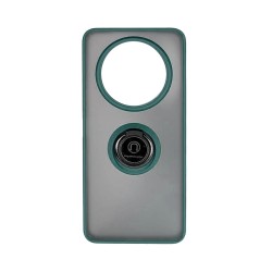 Capa com Anel de Suporte para Xiaomi Redmi A3 Verde Fumado Capa com Anel de Suporte para Xiaomi Redmi A3 Verde Fumado