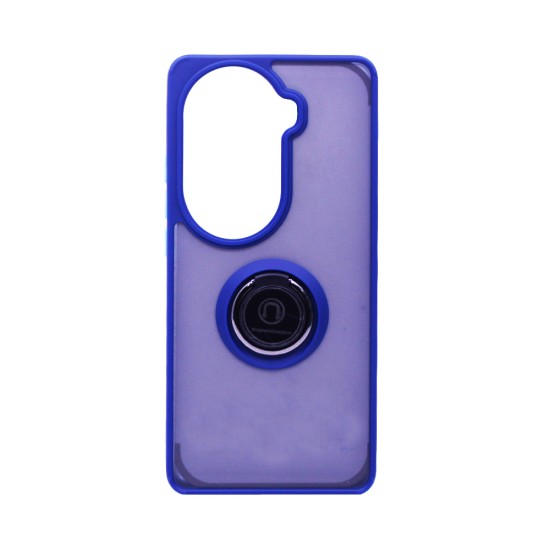 Case with Support Ring for Oppo Reno11/Reno11 Pro Smoked Blue