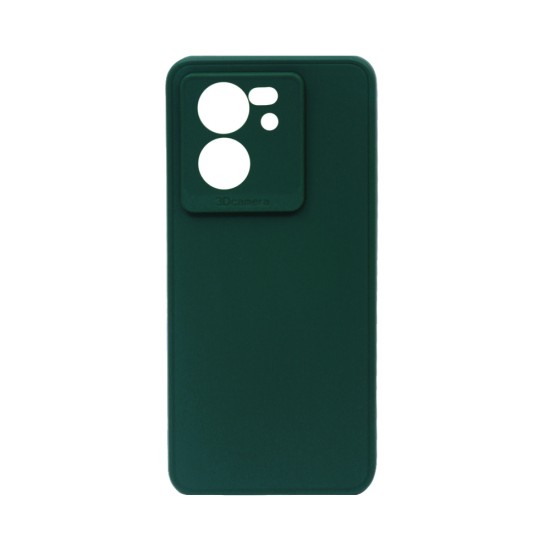 Soft Silicone Case with Camera Shield for Xiaomi 13T/13T Pro Green