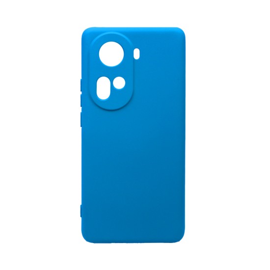 Silicone Case with Camera Shield for Oppo Reno11 5G Blue