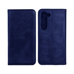 Funda Abatible de Cuero con Bolsillo Interno para Samsung Galaxy A16 4G/A16 5G Azul Funda Abatible de Cuero con Bolsillo Interno para Samsung Galaxy A16 4G/A16 5G Azul