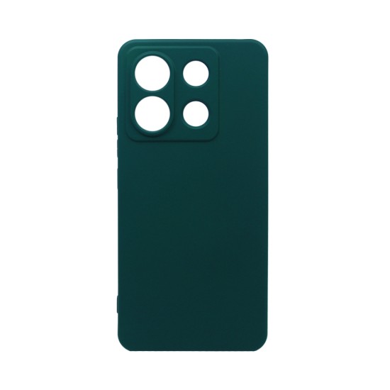 Silicone Case for Xiaomi Redmi Note 13 Pro 5G/Poco X6 5G Dark Green