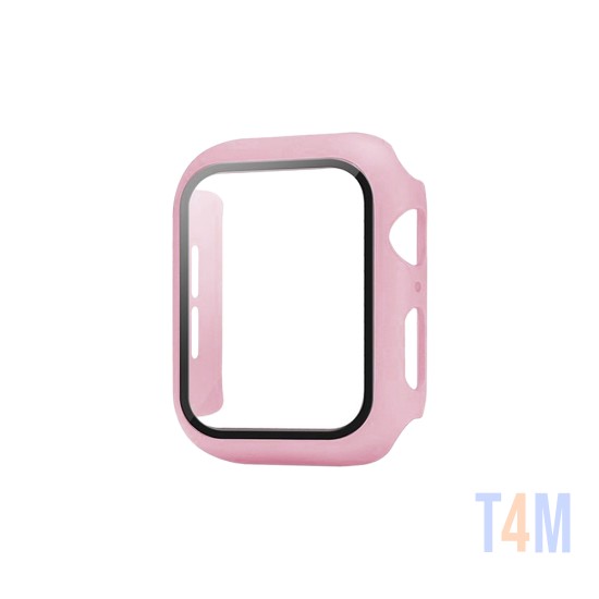 Capa+Vidro Temperado para Apple iwatch Série 40mm Rosa