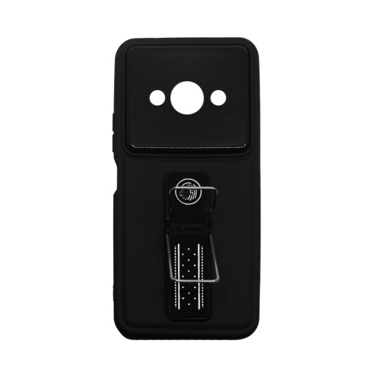 Sillicone Case with Support for Xiaomi Redmi A3 Black