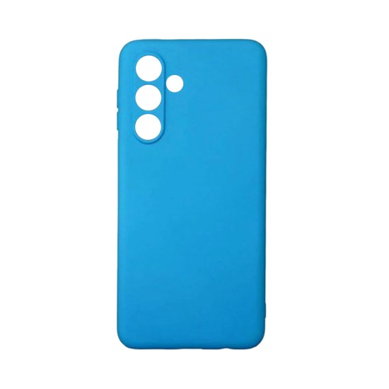 Silicone Case with Camera Shield for Samsung Galaxy A35 5G Blue