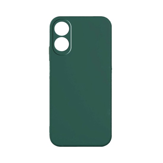 Silicone Case with Camera Shield for Oppo A38 4G/A18 Green