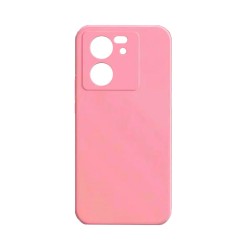 Capa de Silicone com Moldura de Câmera para Xiaomi 13T/13T Pro Rosa Capa de Silicone com Moldura de Câmera para Xiaomi 13T/13T Pro Rosa