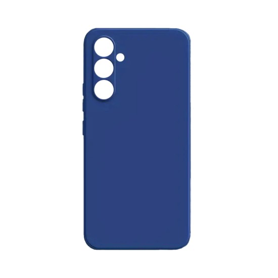 Silicone Case with Camera Shield for Samsung Galaxy A25 5G Dark Blue