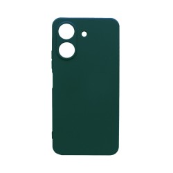 Silicone Case with Camera Shield for Xiaomi Redmi Redmi 13C/Poco C65 Dark Green Silicone Case with Camera Shield for Xiaomi Redmi Redmi 13C/Poco C65 Dark Green
