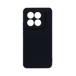 Capa de Silicone com Moldura de Câmera para Xiaomi 14 Pro/Xiaomi 14T Preto Capa de Silicone com Moldura de Câmera para Xiaomi 14 Pro/Xiaomi 14T Preto