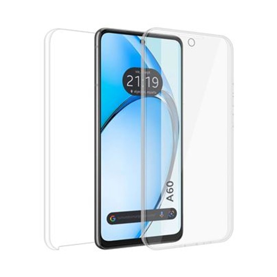 360º Silicon Case for Samsung Galaxy A60 Transparent