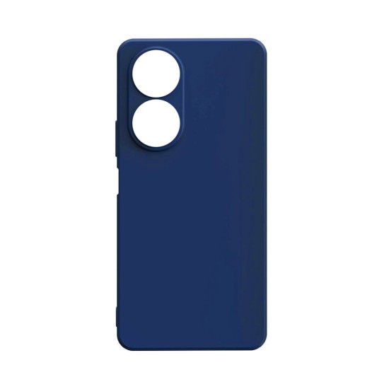 Silicone Case with Camera Shield for Huawei Honor X7 Blue